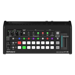 Roland V-1-4K Video Switcher ระบบควบคุมการถ่ายทอดสด 4K สำหรับการสตรีมเกม - Product Image 1