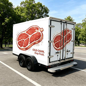 Remorque frigorifique pour viande, chambre froide mobile, camion frigorifique, remorque de réfrigération - Product Image 2