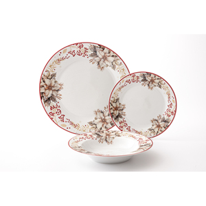 Juego de Vajilla de Porcelana CHARME CHRISTMAS 2 de 18 Piezas - Product Image 1