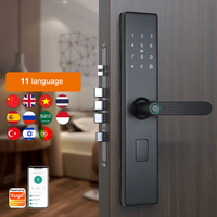 Cerradura Inteligente para Puerta con Huella Dactilar, Sin Llave, Teclado Electrónico, TTlock, Juego de Cerradura con Contraseña para Puerta, Fabricante OEM