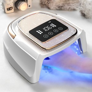 Sang trọng 120W <span class=keywords><strong>UV</strong></span> dẫn móng tay đèn chuyên nghiệp công suất cao có thể sạc lại gel đánh bóng chữa kim cương Salon công cụ - Product Image 1