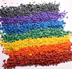 Tái chế cao su hạt EPDM <span class=keywords><strong>mulch</strong></span> sân chơi sàn cỏ nhân tạo vật liệu đầy màu sắc EPDM - Product Image 6