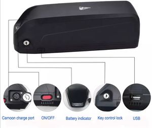 Batería de litio de 36V, 48V, 10Ah, 13Ah, 20Ah, LiNiMnCoO2, Ebike, 500W, 700W, 1000W, batería de bicicleta eléctrica, paquetes de baterías de iones de litio - Product Image 2
