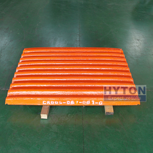 Plaque de mâchoire fixe et mobile en manganèse OEM HT-CR005-068-001/CR005-068-001 adaptée aux concasseurs Terex PEGSON & <span class=keywords><strong>POWERSCREEN</strong></span> 400S - Product Image 2