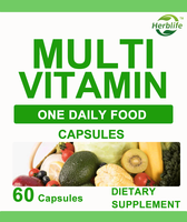 Complément Alimentaire Quotidien Multivitamines Probiotiques et Vitamines A B12 C D K2 en Capsules