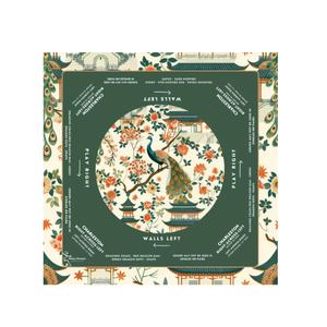 Tapete de Mahjong Plegable con Diseño de Pavo Real, Superficie Duradera con Reducción de Ruido para una Noche de Juego Fluida, Novedades para Fiestas, en Stock, Hecho en China - Product Image 1