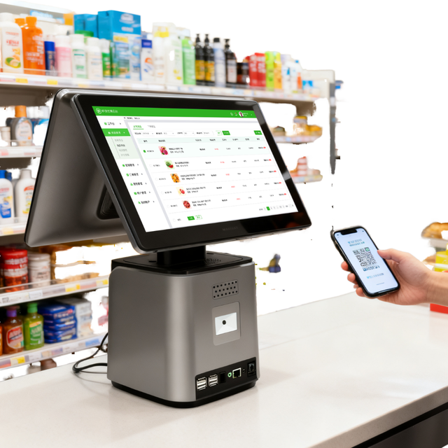 2025 New 15.6'' Android Cheap POS Terminal 10-Point Touch Quad-Core I3 PCI 6.0 Certified OEM/Wholesale Cash Register POS