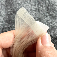 Extensions de cheveux invisibles à bandes adhésives, tissage à bandes, 100% cheveux humains vierges Remy russes