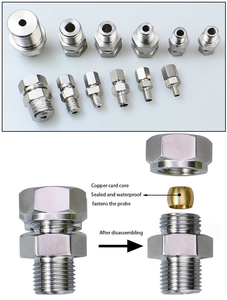 Rosca de virola móvil ajustable M6 M8 PT1/8 Tornillo Uso industrial B/R/S/K/<span class=keywords><strong>N</strong></span>/<span class=keywords><strong>J</strong></span>/T Termopar Compatible con OEM y ODM - Product Image 6
