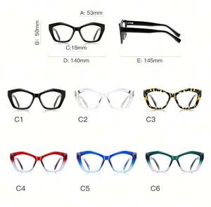Gafas de Computadora con Marco TR90 y Protección Anti Luz Azul para Mujer, Diseño Ojo de Gato, con Logotipo Personalizado, Moda 2025 - Product Image 6
