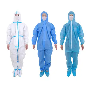 Custom size disposable gowns protective clothing supplier disposable painters coveralls