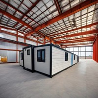JHCE1 – Nouvelle unité de bureau pliable rapide en acier pour petites maisons, maison préfabriquée en conteneur, extensible, mobile, sûre et durable pour usage en villa