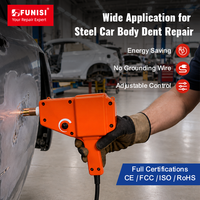 FUNISI 4500 Machine de soudage par points portable, soudeuse par points professionnelle pour la réparation de carrosserie automobile, outils pour tôles