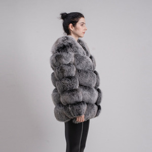 Casaco de Inverno Feminino de Alta Qualidade em Pele de Raposa Natural Real YY8066 - Product Image 2