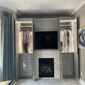 Garde-robe moderne en forme de <span class=keywords><strong>u</strong></span> avec miroir lumineux - Product Image 2