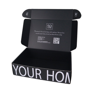 Thấp moq biểu tượng tùy chỉnh in màu đen mờ <span class=keywords><strong>UV</strong></span> hiệu ứng sóng gửi thư vận chuyển hộp cho doanh nghiệp nhỏ hat quần áo bao bì - Product Image 1