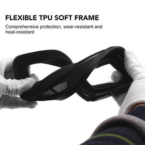 كامل الوجه سباق موتوكروس خوذة نظارات واقية من الرياح المضادة للخدش العدسات المربعة ملحقات دراجة نارية نظارات السلامة - Product Image 4