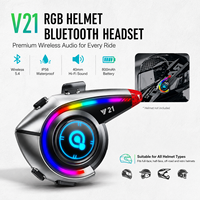 Casque de moto avec écouteurs sans fil étanches à réduction de bruit ultra performante et compatibles avec tous les casques