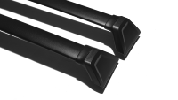 Barres transversales de toit en aluminium noir pour CRV, accessoires extérieurs, pièces de performance, remplacement de porte-bagages de voiture, compatibilité JMC