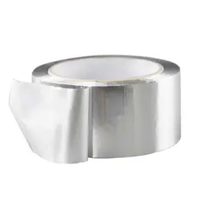 Aluminum Foil HVAC Refrigerator Waterproof Without Paper Aluminium Seal Adhesive Solvent Tape