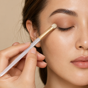 Pincel para sombra de ojos <span class=keywords><strong>DUcare</strong></span>, 1 unidad, cerdas de nailon y mango de metal, suave y de alta calidad para un look de ojos encantador X1-06 - Product Image 6