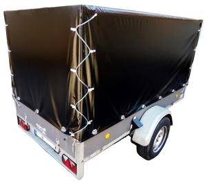 <span class=keywords><strong>Bâche</strong></span> de <span class=keywords><strong>remorque</strong></span> en PVC vinyle de qualité industrielle 18 oz, robuste, imperméable, <span class=keywords><strong>pour</strong></span> extérieur, avec bords renforcés - Product Image 1