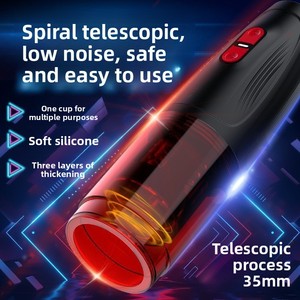 Rends Nam Điện Kính thiên văn rung Clip xoắn ốc viên thuốc hút máy bay cốc thủ dâm hoàn toàn tự động Đồ chơi tình dục người lớn thực sự - Product Image 3