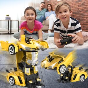 Voiture robot télécommandée universelle à rotation 360°, transformable, avec lumières éclatantes – Nouveauté très prisée - Product Image 5