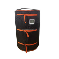 Couverture chauffante pour fût de 5-15-30-55 gallons, 230/120V, étanche, avec contrôle numérique 0-90°C, chauffe-fût de 200L, chauffe-fût industriel