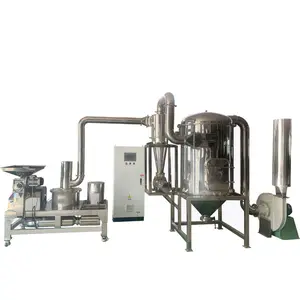 Máquina de molienda de hojas de Moringa secas, hojas de té, frijoles de jengibre, máquina para hacer polvo de hierba china