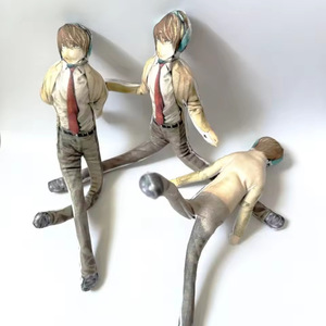 ตุ๊กตาเดธโน้ตแบบนามธรรม ไม่มีขอบสีขาว รุ่น L/Light <span class=keywords><strong>Yagami</strong></span> ขยับแขนขาได้ ทำจากเส้นใยโพลีเอสเตอร์ - Product Image 2