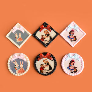 Magnifique Cabochon en Résine à Dos Plat en Forme de Nœud pour DIY, Scrapbooking, Accessoires de Décoration pour Épingles à Cheveux et Coques de Téléphone - Product Image 1