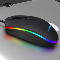 LVKIDRON Clavier de jeu ergonomique filaire USB RGB 104 touches Souris Casque Tapis de souris Combo Pack cadeau pour ordinateur portable PC Bureau Stock