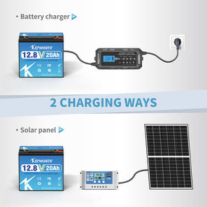 深循环12v 20AH电池Lifepo4锂电池，带BMS，用于房车高尔夫球车踏板车船12.8v 20Ah Lifepo4电池 - Product Image 6