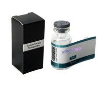 Étiquettes d'emballage personnalisées pour flacons de peptides avec logo imprimé en usine, 1 ml, 3 ml, 10 ml, boîtes holographiques et étiquettes