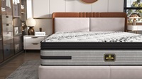 Matelas King Size à ressorts ensachés, conception Euro Box, orthopédique, OEM & ODM, pour vente en ligne, emballage en boîte