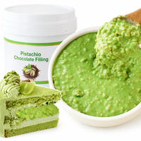 Pâte de pistache 1 kg, glaçage au chocolat, durée de conservation de 18 mois, disponible en couleurs foncées et blanches, ingrédients pour décorations de pâtisserie