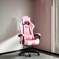 Chaise de bureau ergonomique pivotante et inclinable, confortable pour dortoir, jeux vidéo et travail, idéale pour étudiants et travailleurs sédentaires