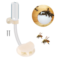 Alimentateur automatique pour abeilles, interface 27 mm, outil d'alimentation des abeilles, ouverture automatique, abreuvoir interne pour ruche, fournitures d'apiculture