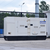 Denyo-generador diésel de 160kw y 200kva, supersilencioso, funciona con motor Perkins 1106A-70TAG4