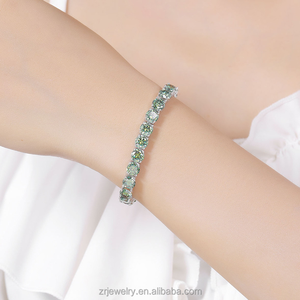 <span class=keywords><strong>Bracelets</strong></span> en argent sterling S925 à coupe ovale, bijoux de mode pour femmes, bracelet tennis en <span class=keywords><strong>moissanite</strong></span>, <span class=keywords><strong>bracelets</strong></span> en <span class=keywords><strong>moissanite</strong></span> - Product Image 5