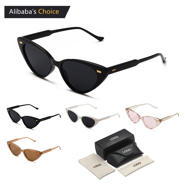 2024 Fashionable Trendy Triangular Luxury Designer Ladies Shade Custom Logo Sunglasses Women