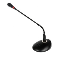 Microphone à col de cygne professionnel pour conférence, microphone à condensateur de bureau pour enregistrement