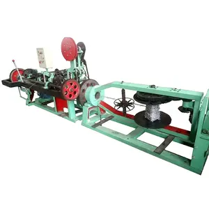 ot Sell Low Carbon Barbed Wire Machine Factory / Fence Double Twisted Barbed Wire Maker Fully Automatic For Sale