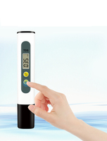 Alat Uji Air Digital Manual Portabel Ukuran Saku 4 in 1 PH ORP H2 TEMP TDS untuk Penggunaan Rumah Tangga & Luar Ruangan
