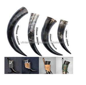 Corne à boire de haute qualité pour taille personnalisée prix bon marché avec corne de couleur naturelle avec articles de fête à utiliser à bas prix - Product Image 3