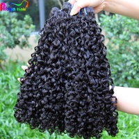 Extensiones de Cabello Humano Virgen Vietnamita de Primera Calidad 16A SDD Super Double Drawn Pixie Curl India Fumi con Puntas Completas y Rizos Pixie