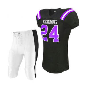 Uniforme de fútbol americano sublimado de alta calidad, ropa deportiva transpirable para jóvenes y adultos en tallas grandes XL, conjunto Unisex - Product Image 5