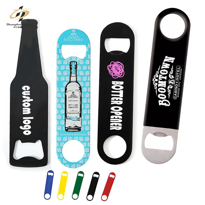 Manufacturer Customized Blank Flat Beer Opener Custom Logo Sublimation Bar Wine Opener Stainless Steel Bottle Opener