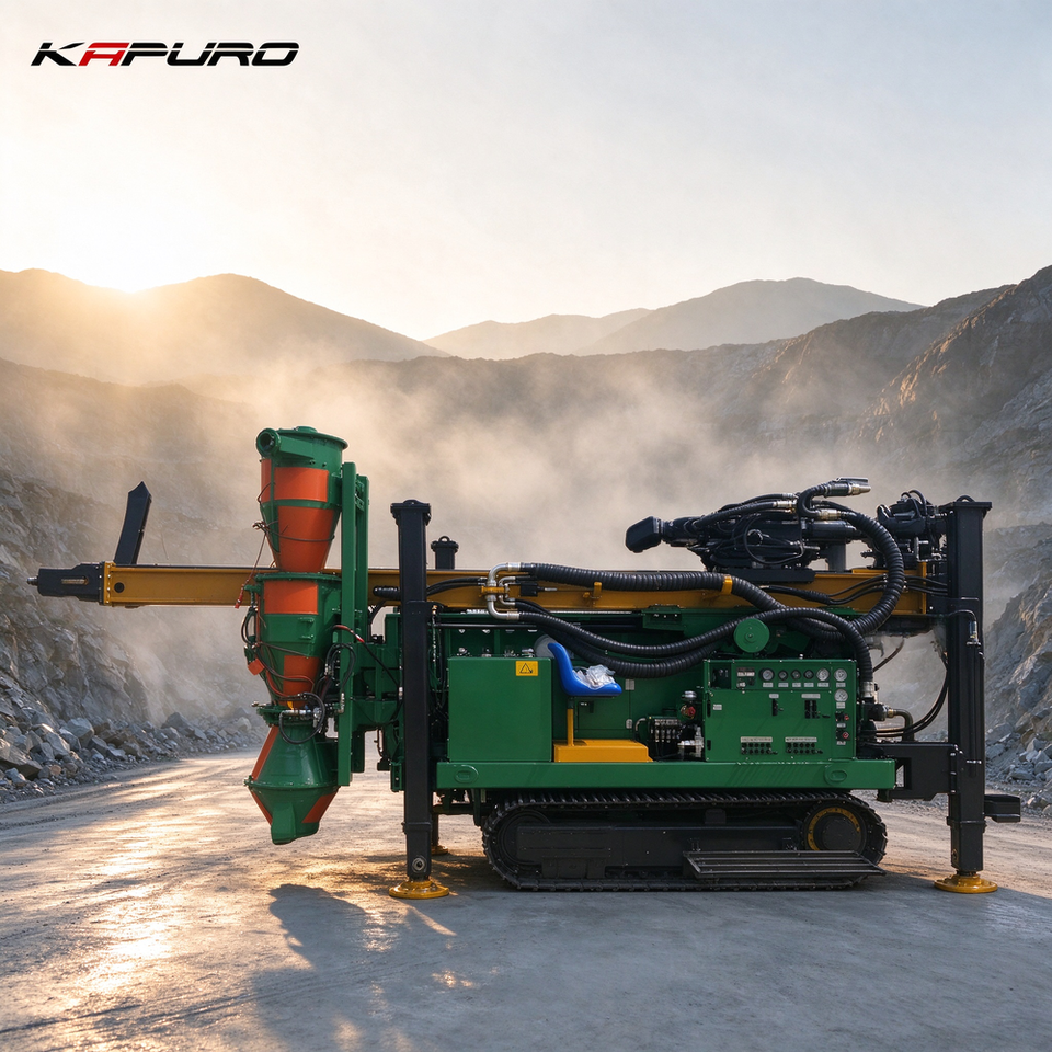 Sample Drill Rigs Customizable KPC-400 RC Drilling Rig Hydraulic Crawler Diesel Powered ...